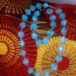 Handmade bracelet with matching necklace sold together.